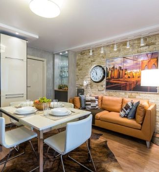 სად და როგორ მოვაწყოთ მისაღები ოთახი პატარა ბინაში - იდეები